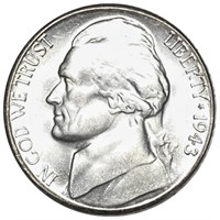 1943-S Jefferson War Nickel UNCIRCULATED