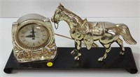 CLOCK w/ HORSE DISPLAY