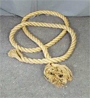 Heavy 3 strand 2" rope, 15 feet long