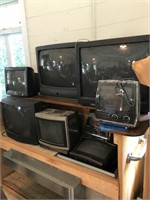 9 Asst. TV sets