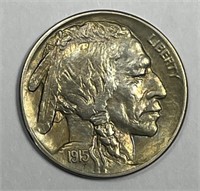 1915 Buffalo Nickel About Uncirculated