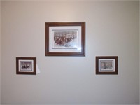 (3) Framed Prints (signed Thelma Winter)