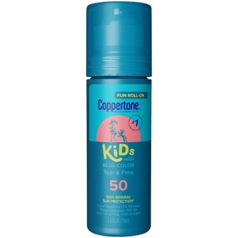 Coppertone Kids' Roll-On Sunscreen Lotion - SPF 50