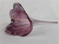 Blown Glass Flower Tube