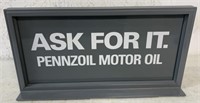 Pennzoil Motor Oil Ask For It modern signage