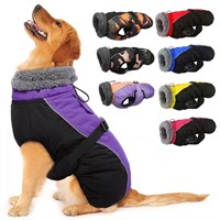 IECOii Extra Warm Dog Coat Reflective Adjustable