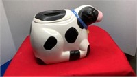 Spotted Cow Cookie Jar