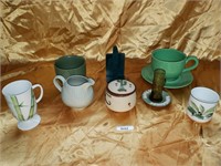 Green Assorted Drinkware and Decor