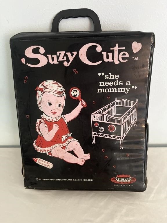 Susie Cute doll case with a doll and clothing