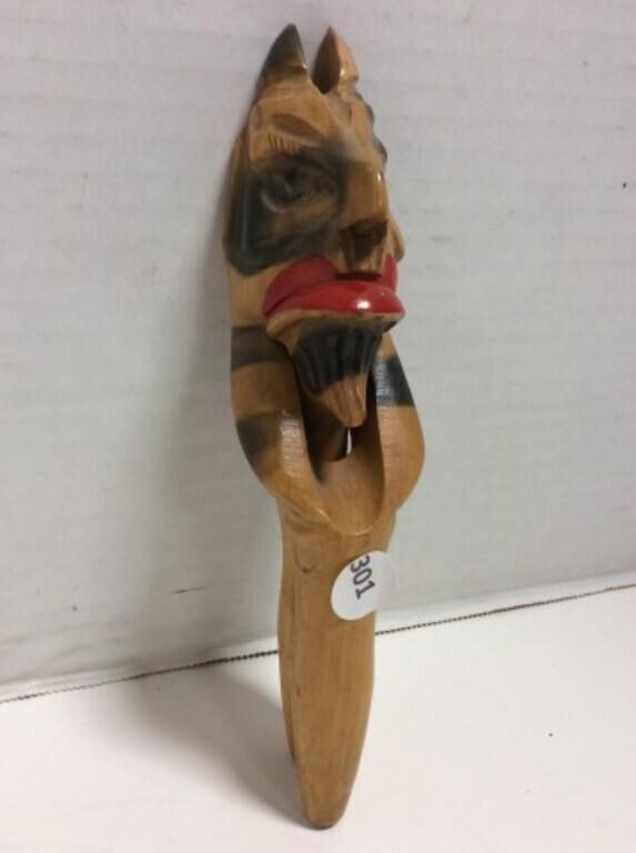 Vintage Devil Figure Nut-cracker - Wooden
