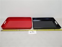 2 Melamine Trays (No Ship)