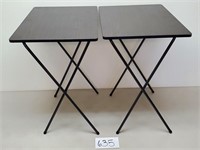 2 Folding TV Tray / Snack Tables (No Ship)