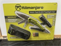 Kilimanjaro Multi-Tool LED Flashlight Set