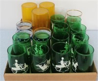 Tray Lot of Assorted Glasses/Cups