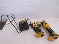 DEWALT TOOLS AND CHARGER NO BATTERY- NOT TESTED