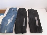 3x WOMENS DENIMS: BLUENOTES 0, ETC.