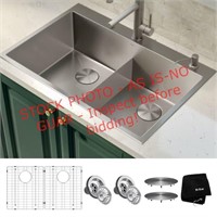 Kraus 33x22in Stainless Steel Kitchen Sink