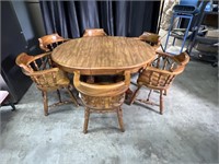 7 PIECE DINETTE WITH 1 LEAF