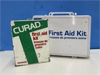 Empty Plastic First Aid Kit, Empty Metal Curad