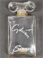 Vintage Empty Adrian Sinner Perfume Bottle