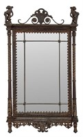 Renaissance Revival Style Cast Iron Mirror