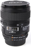 NIKON AF MICRO 60MM 1:2. 8D CAMERA LENS