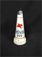 Delvac 920 oil bottle tin top