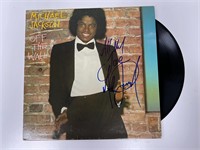 Autograph COA Michael Jackson Vinyl