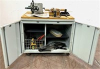 Ibox Table Saw Router Table & Metal Cabinet