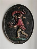 Antique Cast Iron Fire Badge