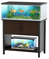 DWALE 40-50 Gallon Fish Tank Stand with Cabinet, 3