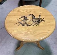 Ducks Unlimited Night Stand with Goose Artwork