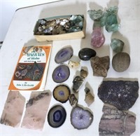 Lot of Rocks Geode Labradorite Minerals