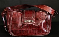 Marc Chantal Red Leather Purse Hand Bag