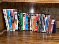 HOME ENTERTAINMENT LOT INCLUDING ASSORTED VHS