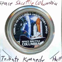 Space Shuttle Columbia Tribute Kennedy Half
