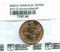 2017-D Native American Dollar in Littleton