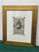 Victorian framed valentine