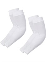 NEW Arm Sleeves- 2 Pairs(WHITE)