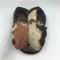 DOUBLE FACE AFRICAN MASK
