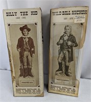 Billy The Kid & Wild Bill Hickok Whiskey Decanter