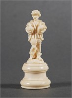 Continental Carved Ivory Man