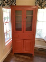 Orange Kitchen Hutch