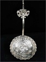 Vintage Dutch repousse' silver ladle