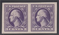 US Stamps #535 Mint NH Pair perfectly balanced