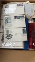 US Stamps Bankers box full of first day and other