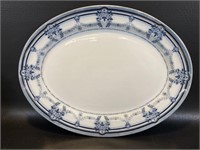 Antique Platter Henry Alcock Semi-Porcelain -