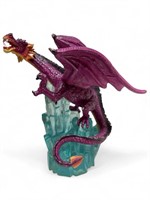 Large Purple dragon on ice sculpture