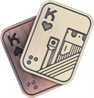 Metal Poker Fidget Slider x3