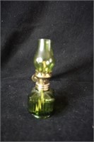 Green Square Mini Oil Lamp